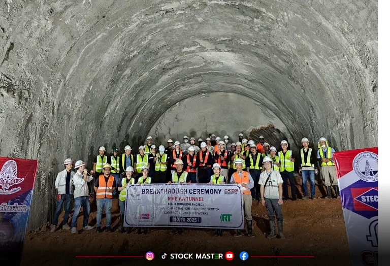 RT ตอกย้ำความเป็นผู้นำด้าน Tunneling เจาะทะลุ 2 อุโมงค์สำคัญของประเทศ มูลค่ารวม 3,657 ลบ.